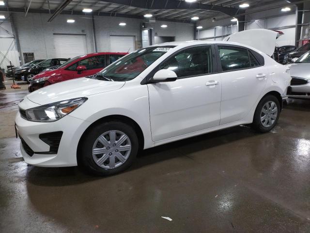 3KPA24AD7ME401128 - 2021 KIA RIO LX WHITE photo 1