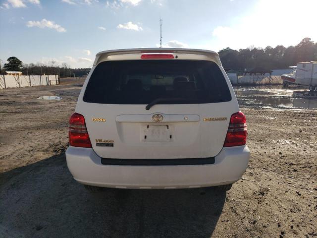 JTEHF21A830136770 - 2003 TOYOTA HIGHLANDER LIMITED WHITE photo 6