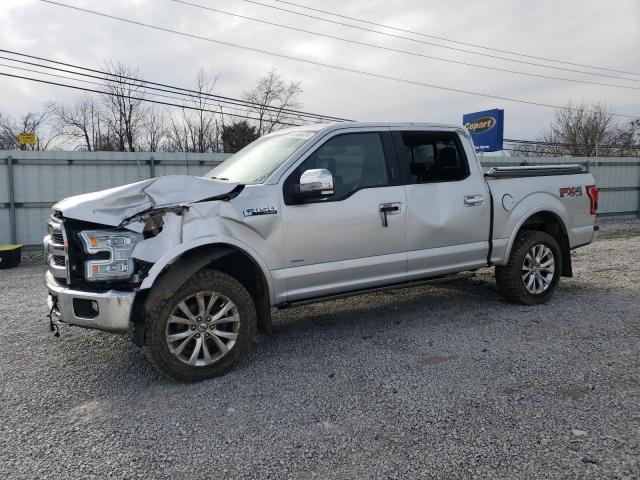 1FTEW1EG5FFB48358 - 2015 FORD F150 SUPERCREW SILVER photo 1