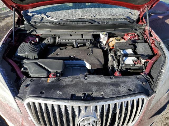 LRBFXDSA8HD121994 - 2017 BUICK ENVISION ESSENCE Կարմիր լուսանկար 12