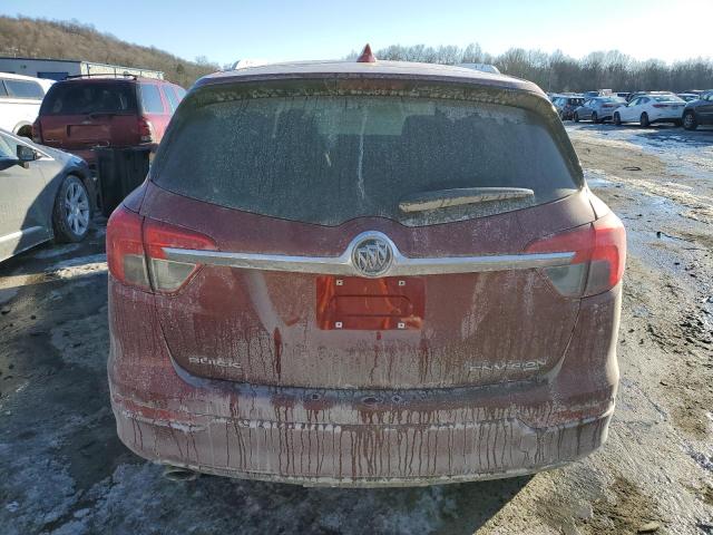 LRBFXDSA8HD121994 - 2017 BUICK ENVISION ESSENCE Կարմիր լուսանկար 6