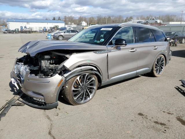 5LM5J7XC9LGL02905 - 2020 LINCOLN AVIATOR RESERVE BROWN photo 1