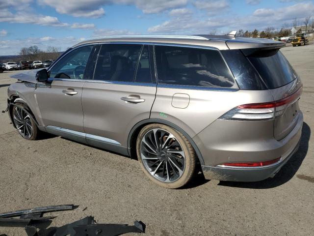 5LM5J7XC9LGL02905 - 2020 LINCOLN AVIATOR RESERVE BROWN photo 2