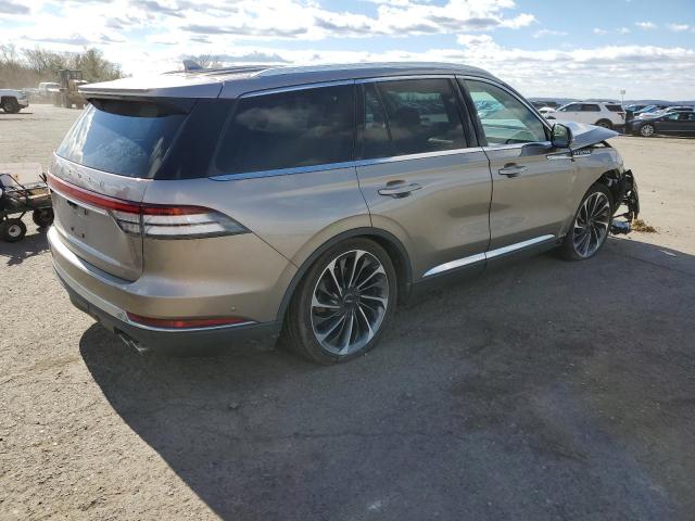 5LM5J7XC9LGL02905 - 2020 LINCOLN AVIATOR RESERVE BROWN photo 3