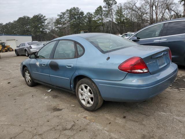 1FAFP56U96A196879 - 2006 FORD TAURUS SEL BLUE photo 2