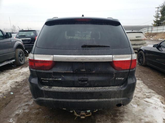 1C4RDJDG0CC266887 - 2012 DODGE DURANGO CREW BLACK photo 6