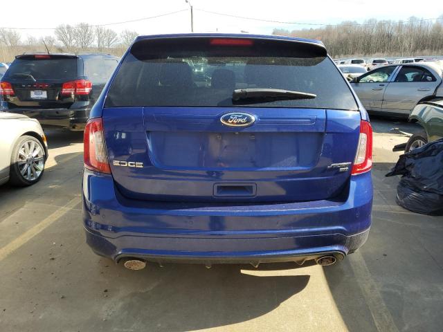 2FMDK4AK1DBB48869 - 2013 FORD EDGE SPORT BLUE photo 6