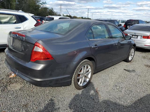 3FAHP0JA9CR275835 - 2012 FORD FUSION SEL GRAY photo 3