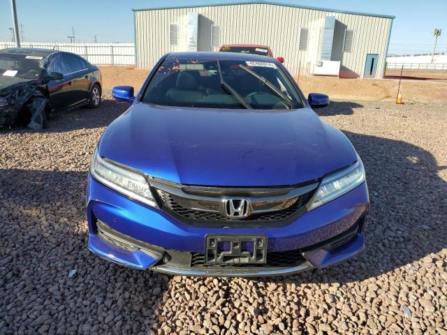 1HGCT2B05HA006204 - 2017 HONDA ACCORD TOURING BLUE photo 5