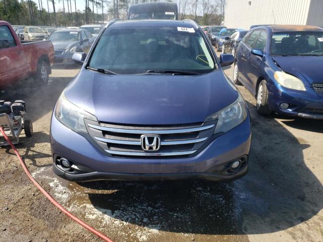 5J6RM3H77CL048154 - 2012 HONDA CR-V EXL BLUE photo 5