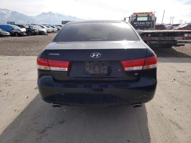 5NPEU46F87H181875 - 2007 HYUNDAI SONATA SE BLACK photo 6