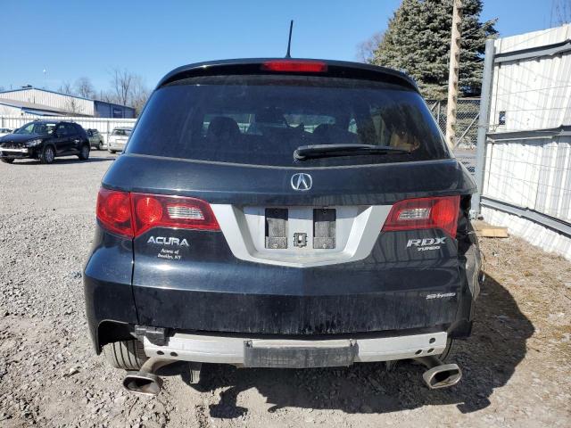 5J8TB1H21CA000754 - 2012 ACURA RDX BLACK photo 6