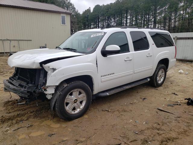 1GNSKJE34BR291605 - 2011 CHEVROLET SUBURBAN K1500 LT WHITE photo 1