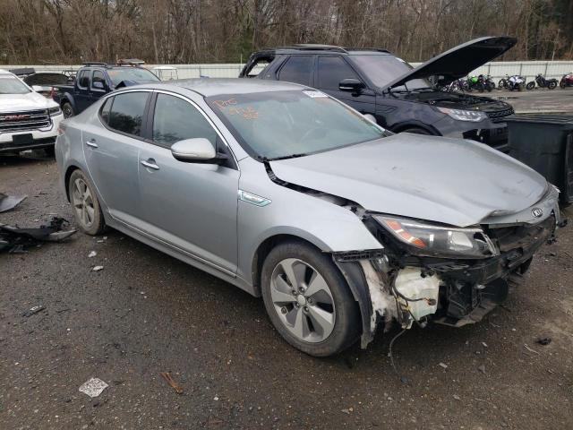 KNAGN4AD1F5091653 - 2015 KIA OPTIMA HYBRID SILVER photo 4