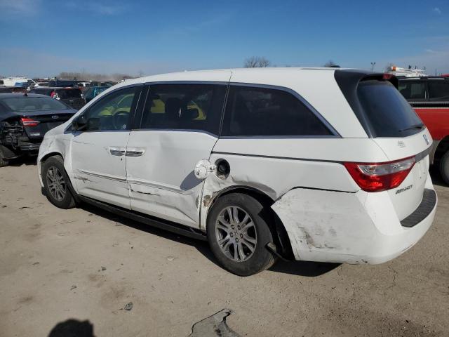 5FNRL5H64CB015952 - 2012 HONDA ODYSSEY EXL WHITE photo 2