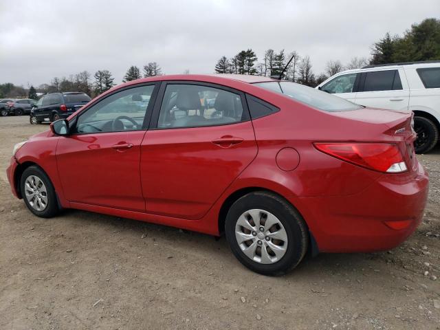 KMHCT4AE2GU112948 - 2016 HYUNDAI ACCENT SE RED photo 2