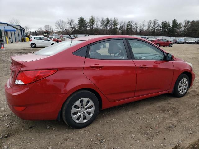 KMHCT4AE2GU112948 - 2016 HYUNDAI ACCENT SE RED photo 3