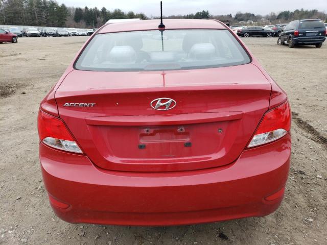 KMHCT4AE2GU112948 - 2016 HYUNDAI ACCENT SE RED photo 6