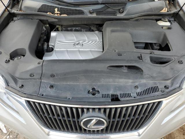 2T2ZK1BA4AC009428 - 2010 LEXUS RX 350 SILVER photo 11