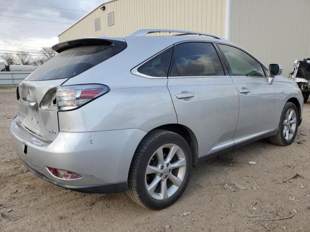 2T2ZK1BA4AC009428 - 2010 LEXUS RX 350 SILVER photo 3