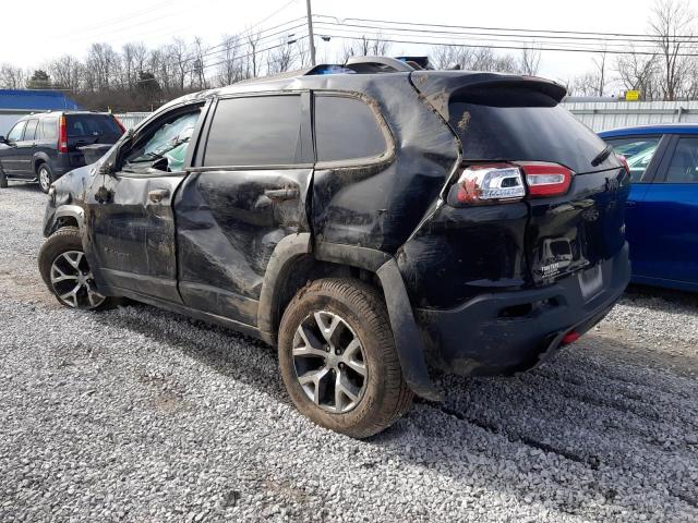 1C4PJMBS4FW785405 - 2015 JEEP CHEROKEE TRAILHAWK 黑色 照片 2