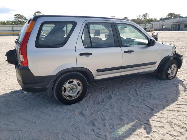 JHLRD68554C017365 - 2004 HONDA CR-V LX SILVER photo 3