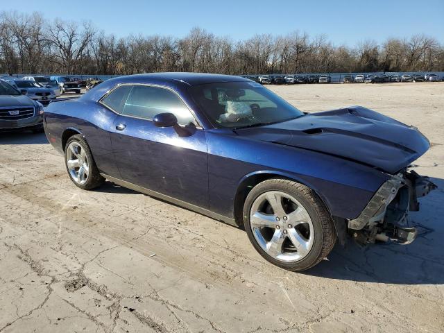 2C3CDYAG2DH652216 - 2013 DODGE CHALLENGER SXT BLUE photo 4