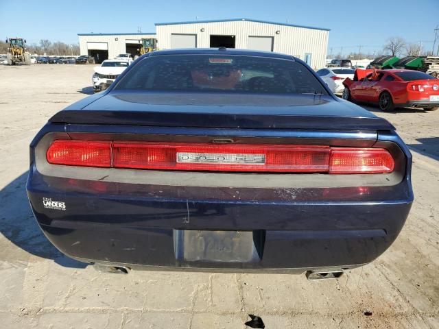 2C3CDYAG2DH652216 - 2013 DODGE CHALLENGER SXT BLUE photo 6