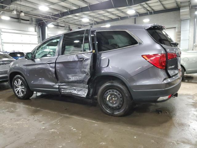 5FNYF6H68HB100423 - 2017 HONDA PILOT EXL GRAY photo 2