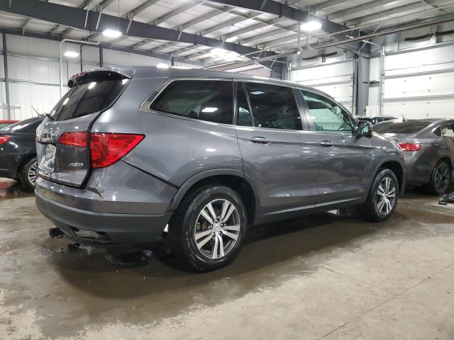 5FNYF6H68HB100423 - 2017 HONDA PILOT EXL GRAY photo 3