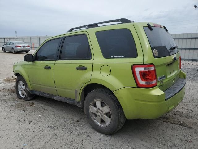 1FMCU0C7XCKB09841 - 2012 FORD ESCAPE XLS GREEN photo 2