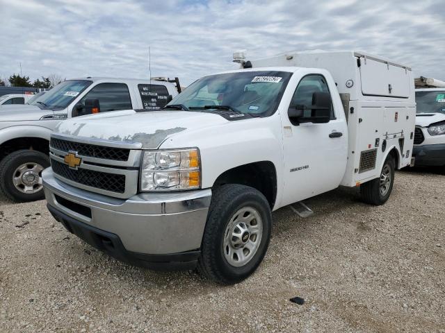 1GB3KZCG7CF206877 - 2012 CHEVROLET SILVERADO WHITE photo 2