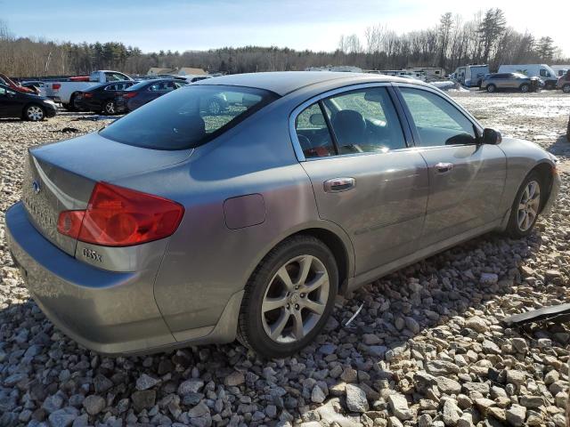 JNKCV51F96M606573 - 2006 INFINITI G35 GRAY photo 3