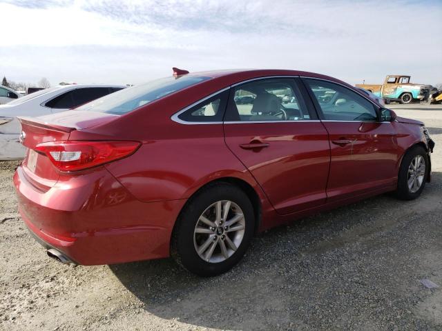 5NPE24AF2GH409818 - 2016 HYUNDAI SONATA SE RED photo 3