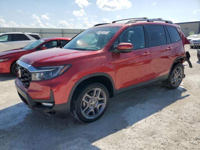 5FNYF8H59PB013843 - 2023 HONDA PASSPORT EXL RED photo 1