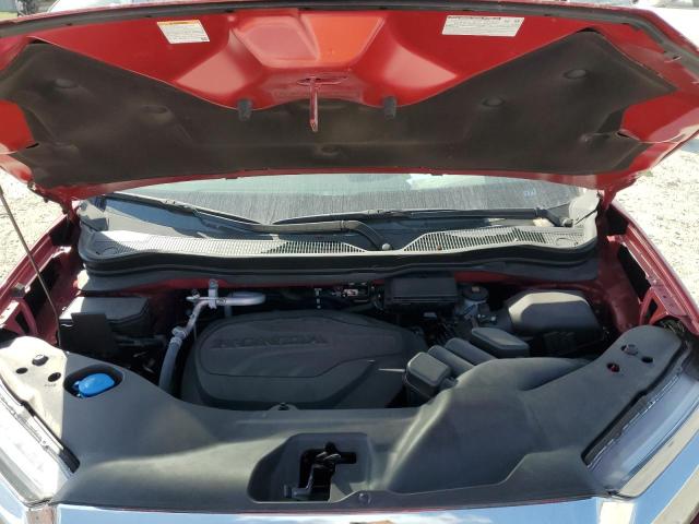 5FNYF8H59PB013843 - 2023 HONDA PASSPORT EXL RED photo 12