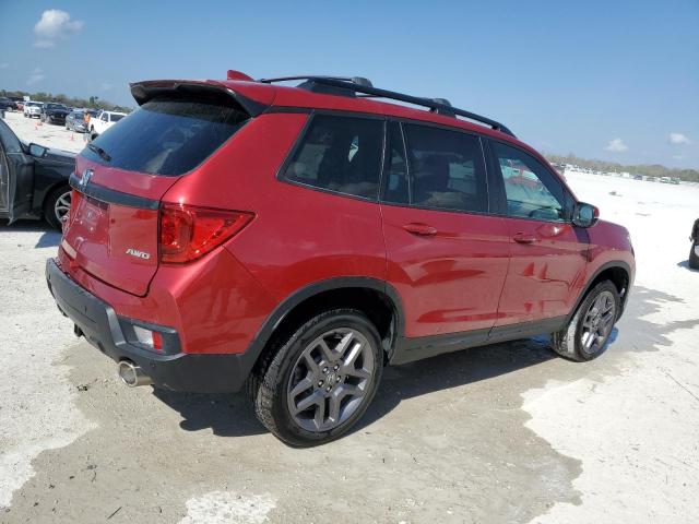 5FNYF8H59PB013843 - 2023 HONDA PASSPORT EXL RED photo 3