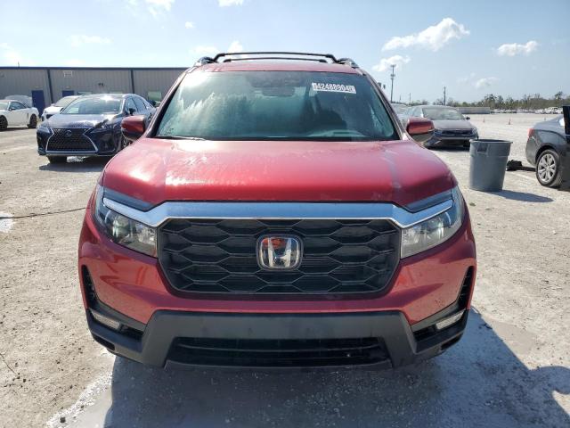 5FNYF8H59PB013843 - 2023 HONDA PASSPORT EXL RED photo 5