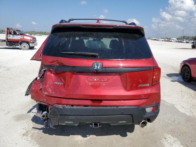 5FNYF8H59PB013843 - 2023 HONDA PASSPORT EXL RED photo 6