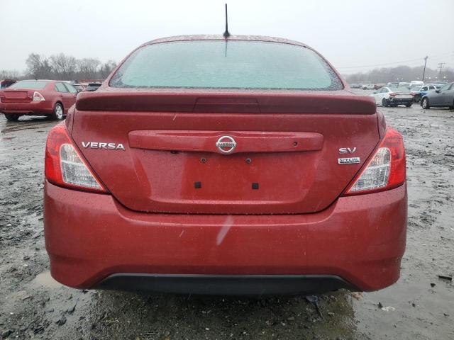 3N1CN7AP6HL842202 - 2017 NISSAN VERSA S RED photo 6