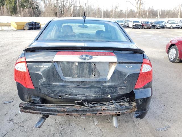 3FAHP0JG5AR238217 - 2010 FORD FUSION SEL BLACK photo 6