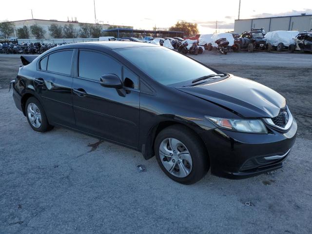 19XFB2E53DE099365 - 2013 HONDA CIVIC LX BLACK photo 4