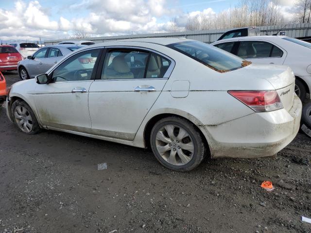 1HGCP36889A003423 - 2009 HONDA ACCORD EXL WHITE photo 2