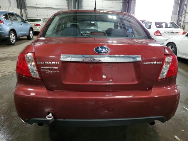 JF1GE6A64AH513850 - 2010 SUBARU IMPREZA 2.5I RED photo 6