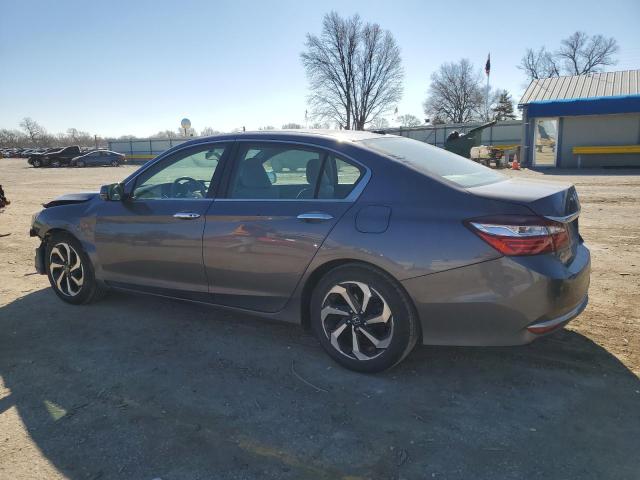 1HGCR2F77GA206165 - 2016 HONDA ACCORD EX GRAY photo 2