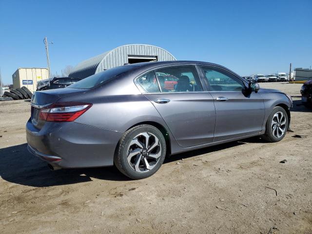 1HGCR2F77GA206165 - 2016 HONDA ACCORD EX GRAY photo 3