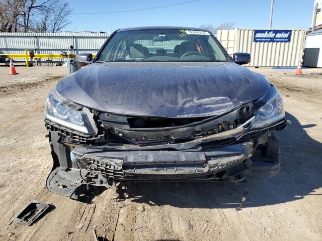 1HGCR2F77GA206165 - 2016 HONDA ACCORD EX GRAY photo 5