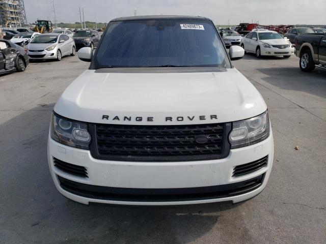 SALGS2KF1GA271975 - 2016 LAND ROVER RANGE ROVE HSE WHITE photo 5