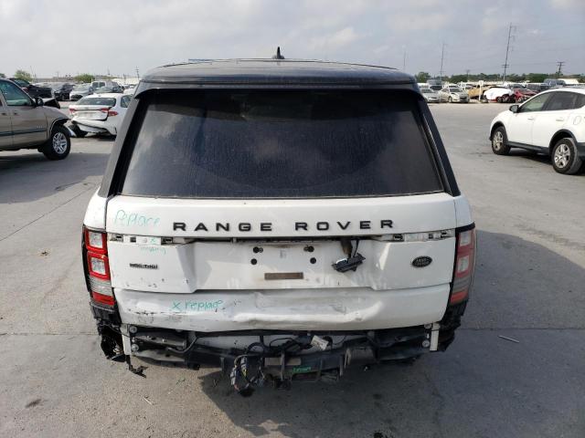 SALGS2KF1GA271975 - 2016 LAND ROVER RANGE ROVE HSE WHITE photo 6