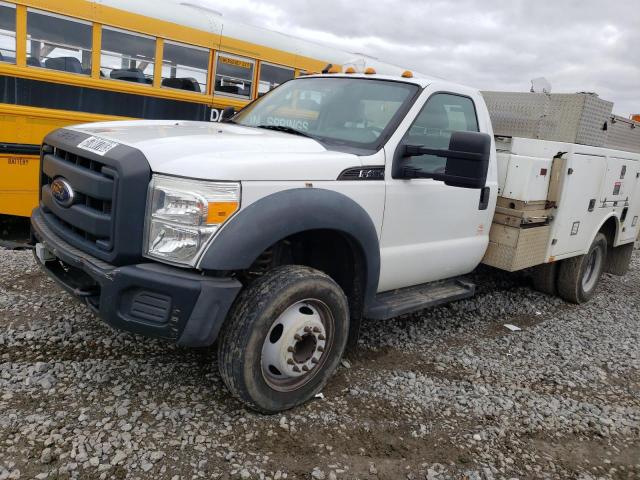 1FDUF4GY5CEB70439 - 2012 FORD F450 SUPER WHITE photo 1